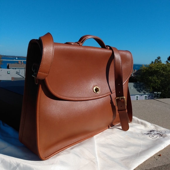 Vintage Coach Lexington Brief Messenger - Picture 15 of 16